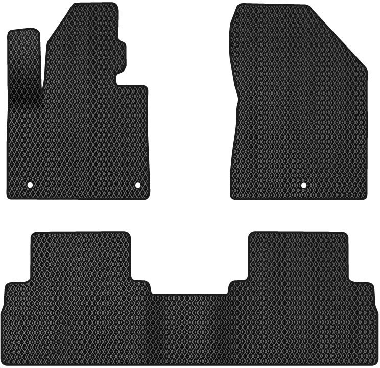EVA коврики в салон авто EVAtech для Santa FE (TM) 7 seats Hyundai 2018-2020 4 поколение SUV USA HY44141ZV3KH3RBB - Фото 1