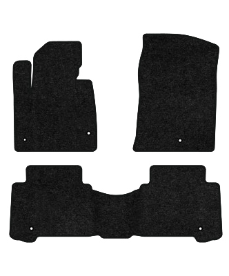 Коврики ворсовые в салон авто EVAtech Standard для Hyundai Grand Santa FE (NC) 6 seats 2012-2017 3 поколение SUV USA черный кант HY44366Z3KH5VEB - Фото 1