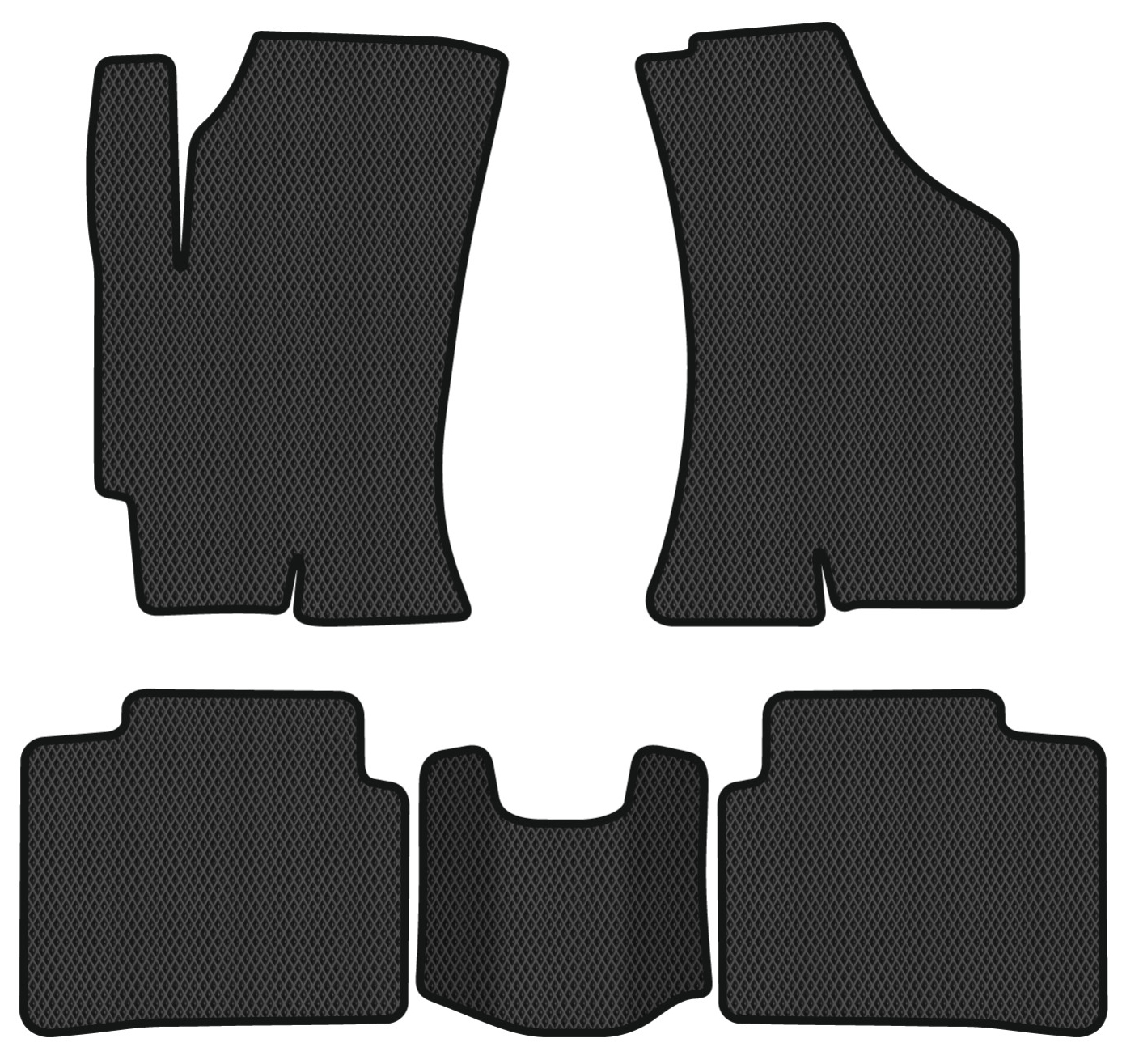 EVA коврики в салон авто EVAtech для Elantra (XD) Hyundai 2000-2006 3 поколение Sedan EU HY52373CV5RBB - Фото 1