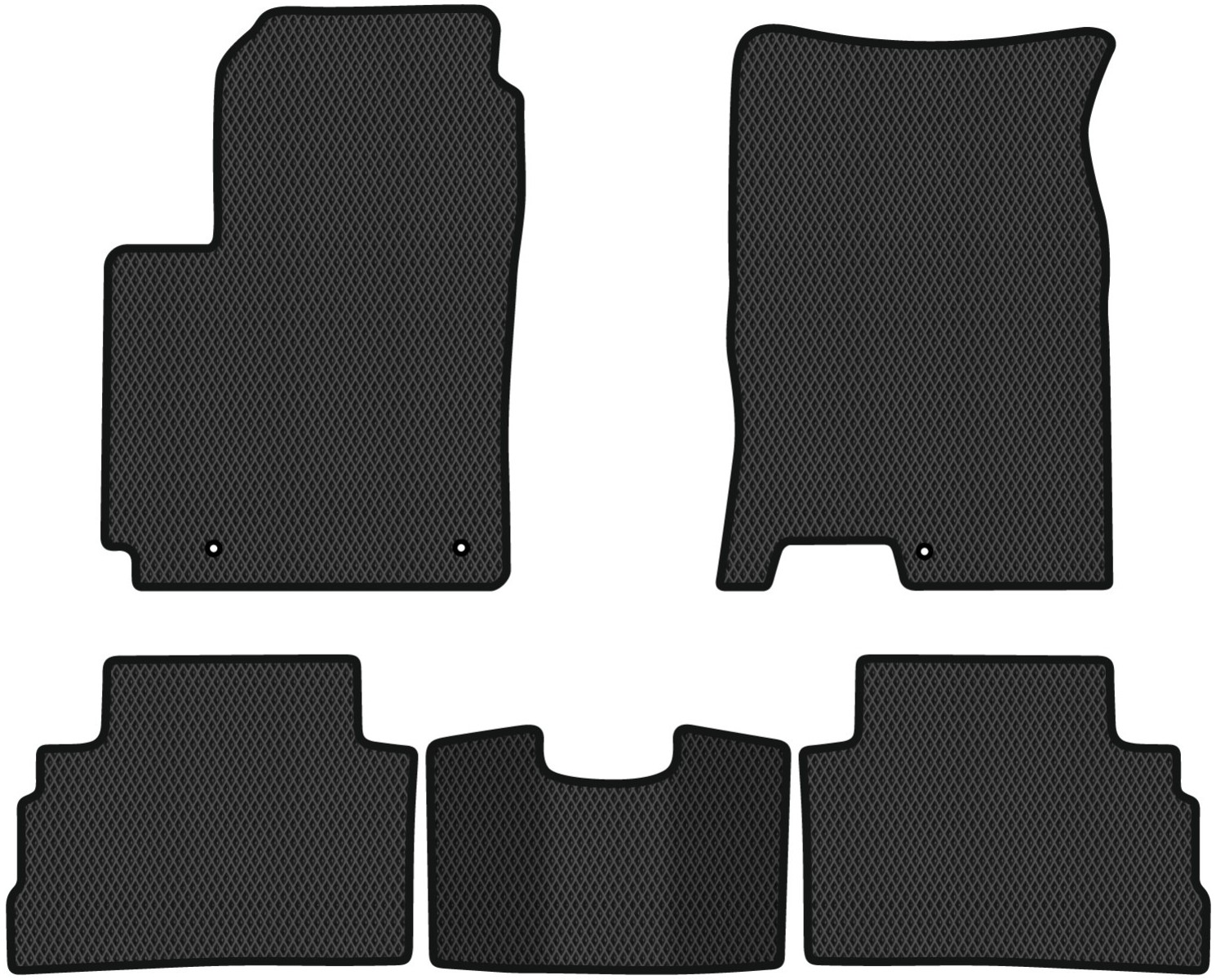 EVA килимки в салон авто EVAtech для Kona Hybrid Hyundai 2017-2023 1 покоління SUV EU HY52518CB5LA3RBB - Фото 1