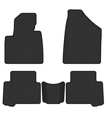 EVA килимки в салон авто EVAtech для Grand Santa FE (NC) 7 seats Hyundai 2012-2017 3 покоління SUV EU HY52584CG5LA2RBB - Фото 1