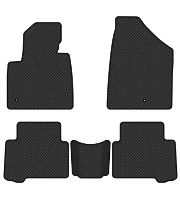 EVA килимки в салон авто EVAtech для Grand Santa FE (NC) 7 seats Hyundai 2012-2017 3 покоління SUV EU HY52584CG5LA3RBB - Фото 1