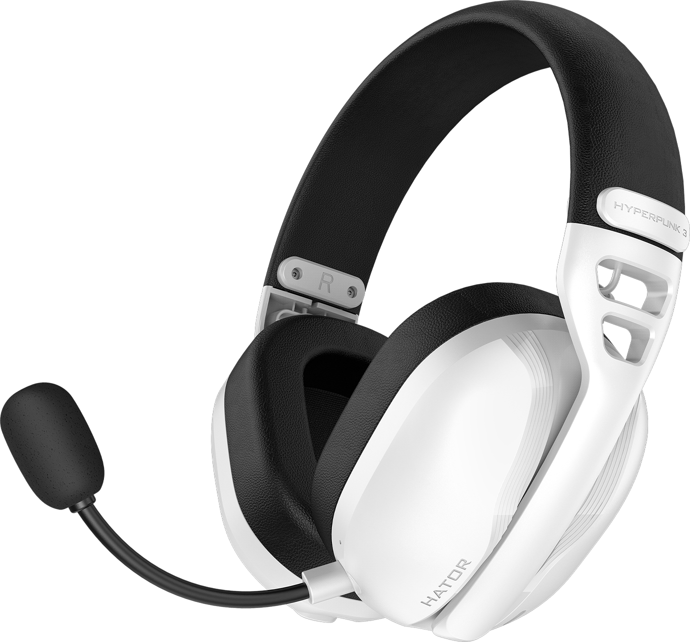 Гарнитура беспроводная игровая Hator Hyperpunk 3 Wireless White (ESH16) - Фото 1