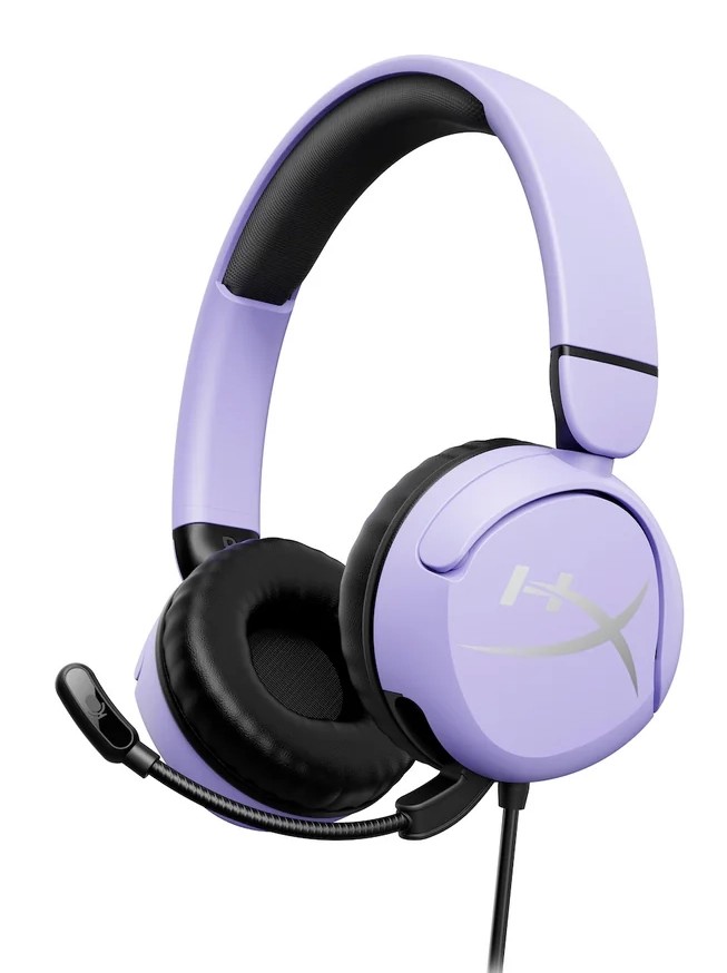 Гарнитура проводная игровая HyperX Cloud Mini, mini-jack 1.2m Lavender (7G8F5AA) - Фото 1
