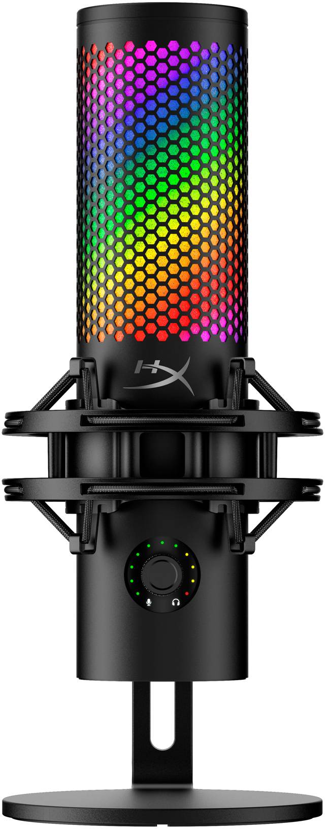 Микрофон для компьютера проводной HyperX QuadCast 2 S Black RGB (9A273AA) - Фото 1