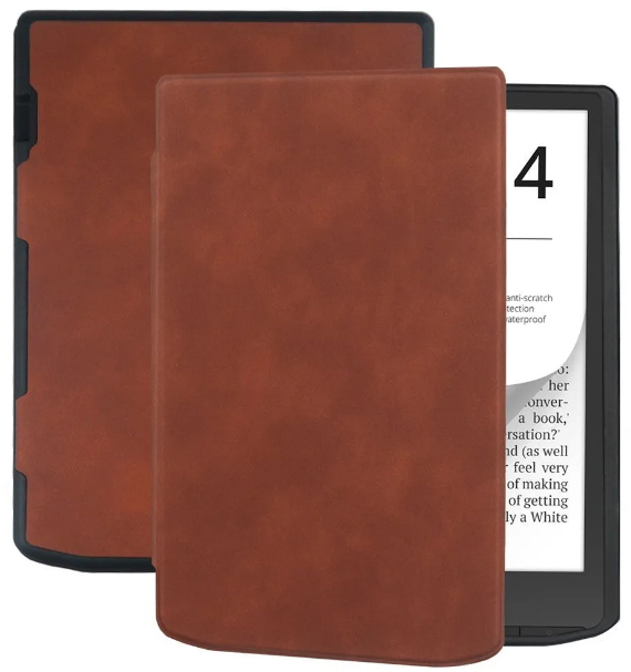 Чехол для электронной книги BeCover Smart Case for PocketBook 743G InkPad 4/InkPad Color 2/InkPad Color 3 (7.8") Brown (710449) - Фото 1