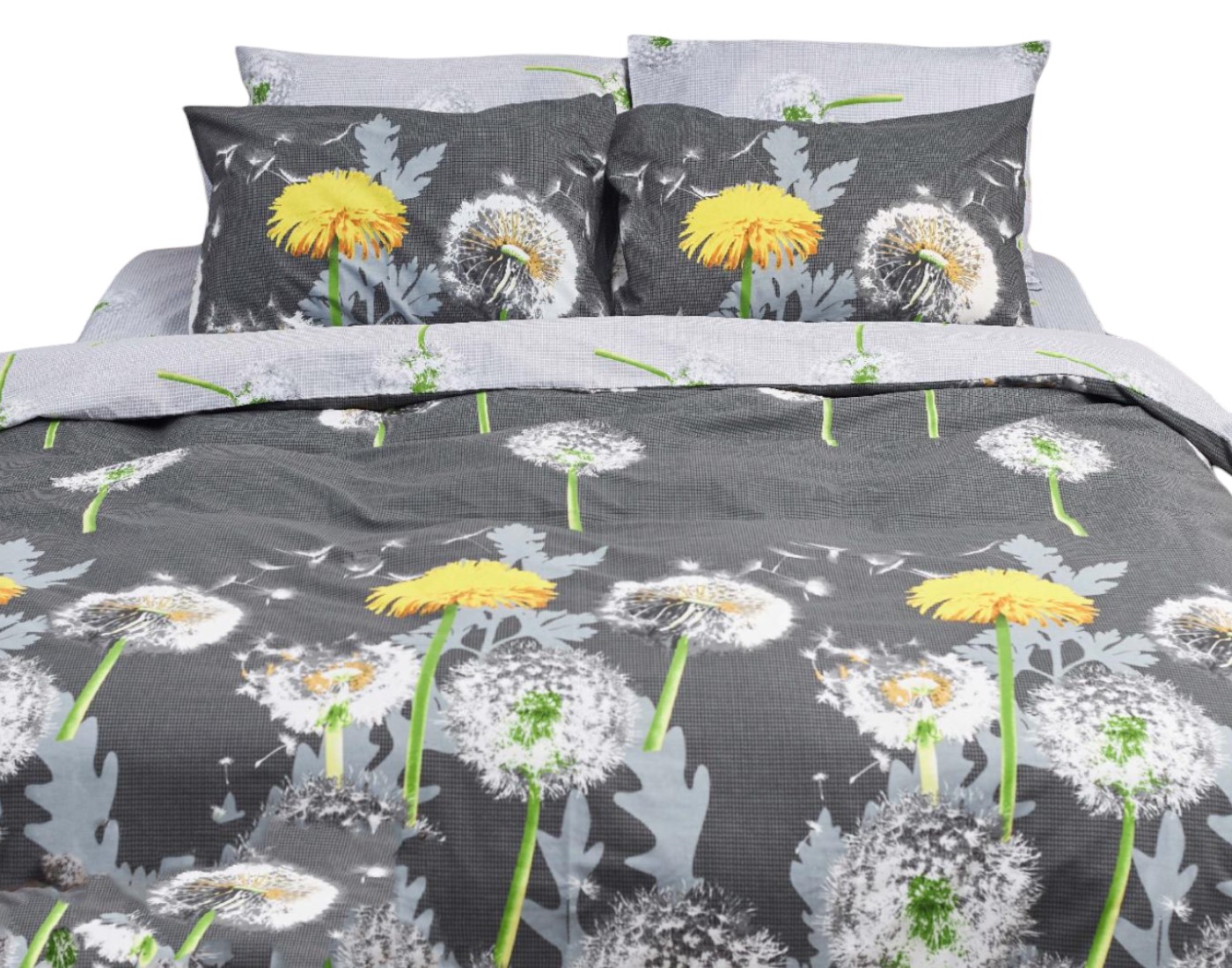 Комплект постельного белья Moon&Star King Size 220x240 Dandelion Бязь Gold Люкс (MS-820000940) - Фото 1
