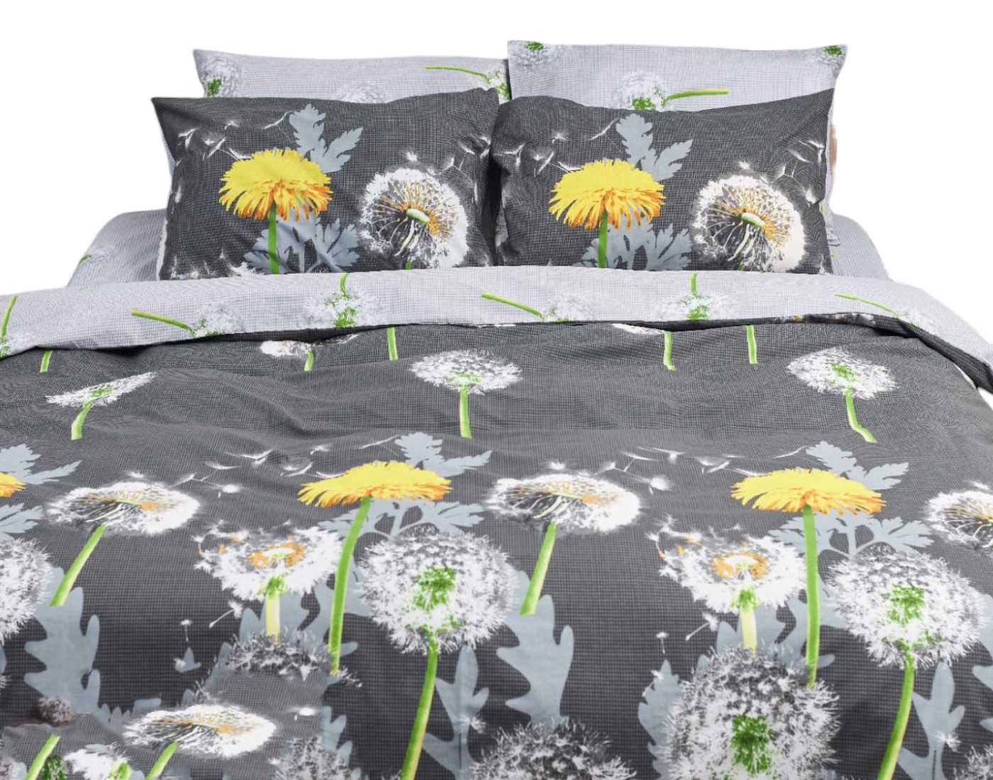 Комплект постільної білизни Moon&Star 160х220х2 нав. 2х50х70 Dandelion Бязь Gold Люкс (MS-820000971) - Фото 1