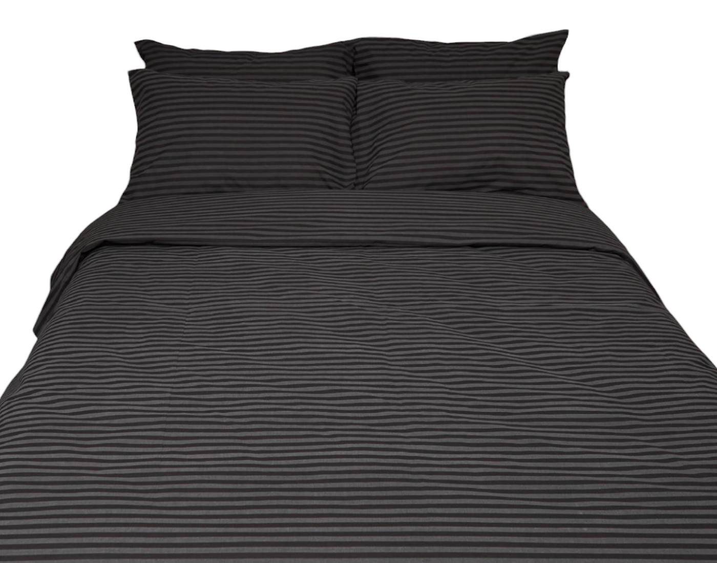 Комплект постельного белья Moon&Star 160х220х2 нав. 2х50х70 Gray Stripe Бязь Gold Люкс (MS-820001109) - Фото 1
