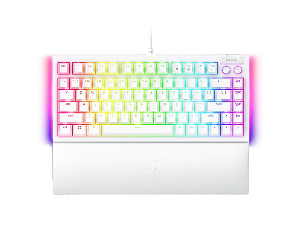 Клавиатура проводная игровая Razer BlackWidow V4 75% White (RZ03-05001700-R3M1) - Фото 1