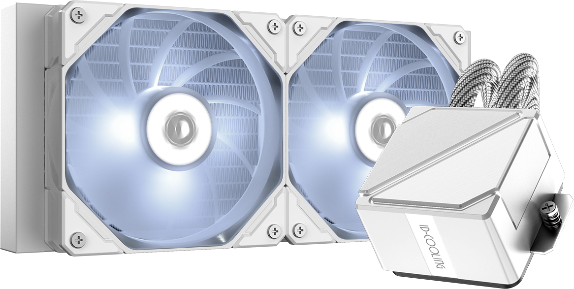Водяная система охлаждения ID-Cooling Dashflow 240 Basic White - Фото 1
