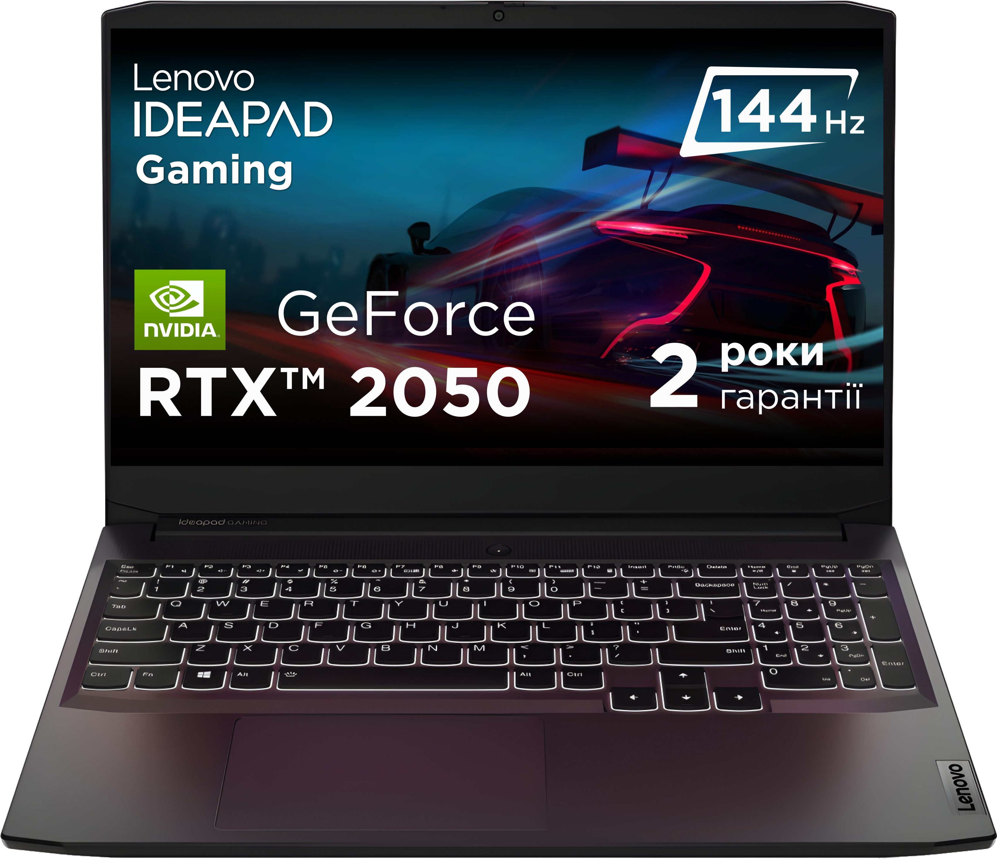 Ноутбук игровой Lenovo IdeaPad Gaming 3 15ACH6 (82K202D3RA) Shadow Black - Фото 1