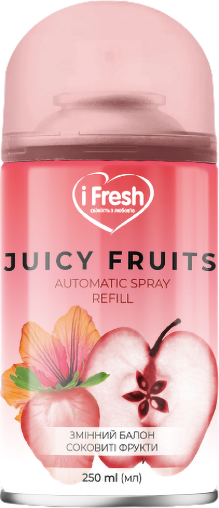 Сменный балон к освежителю воздуха iFresh juice fruits 250 мл (4820268100191) - Фото 1