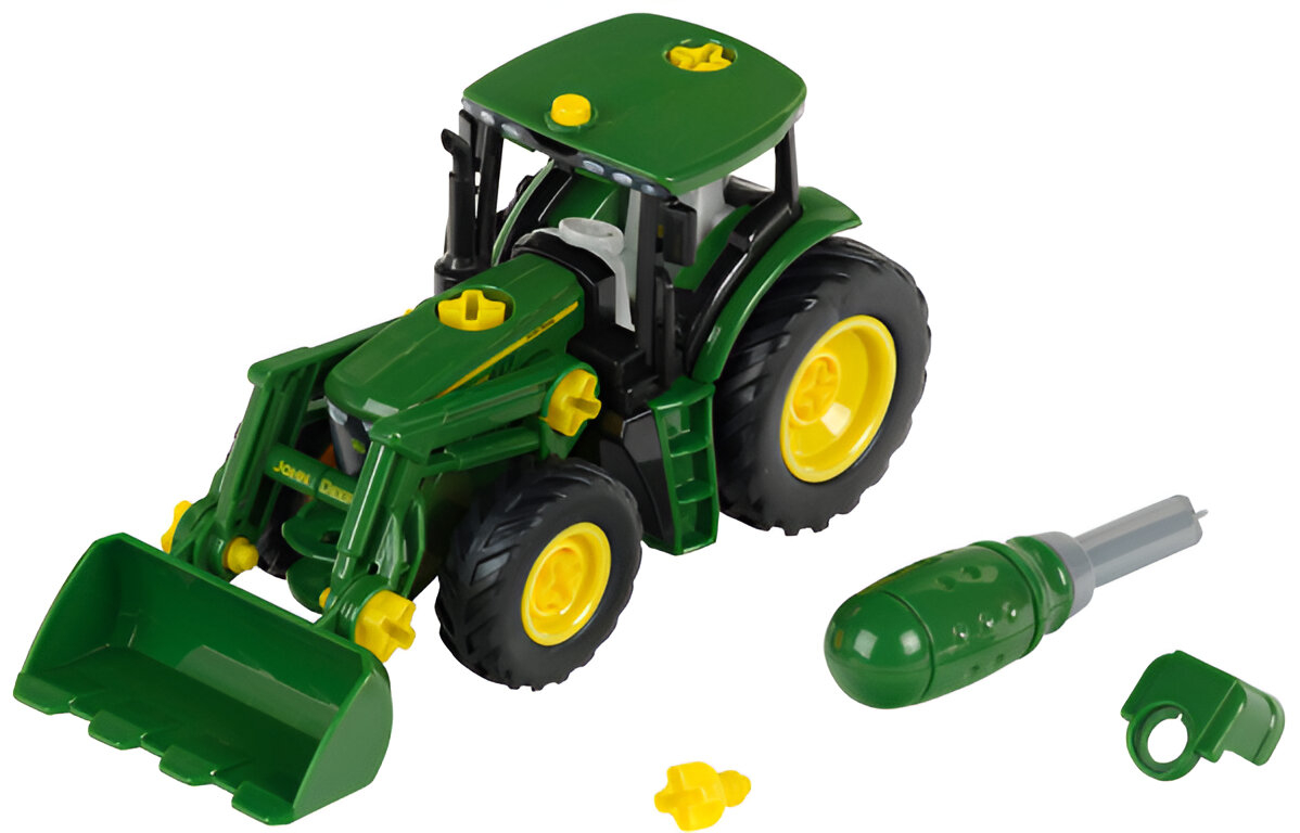 Наземна будівельна техніка Klein John Deere - Іграшковий трактор-навантажувач 1:24 (3903) - Фото 1