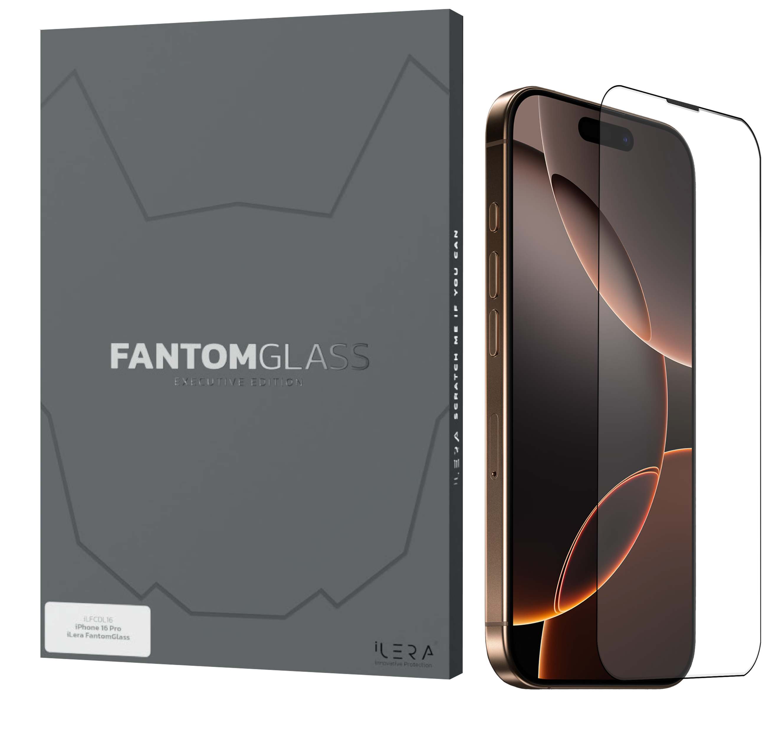 Защитное стекло для смартфона ILera Fantom Glass iPhone 16 Pro (iLFant16PR) - Фото 1