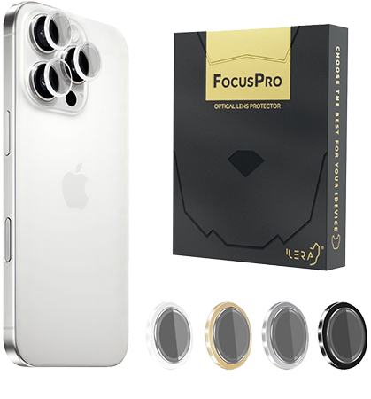 Защитное стекло для смартфона ILera FocusPro Lens for camera iPhone 15 / 15 Plus Green (iLFPGre15) - Фото 1