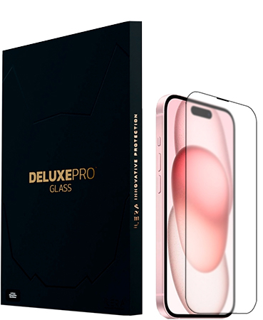 Защитное стекло для смартфона ILera DeLuxe Incognito FullCover Glass for iPhone 16 (iLInDL16) - Фото 1