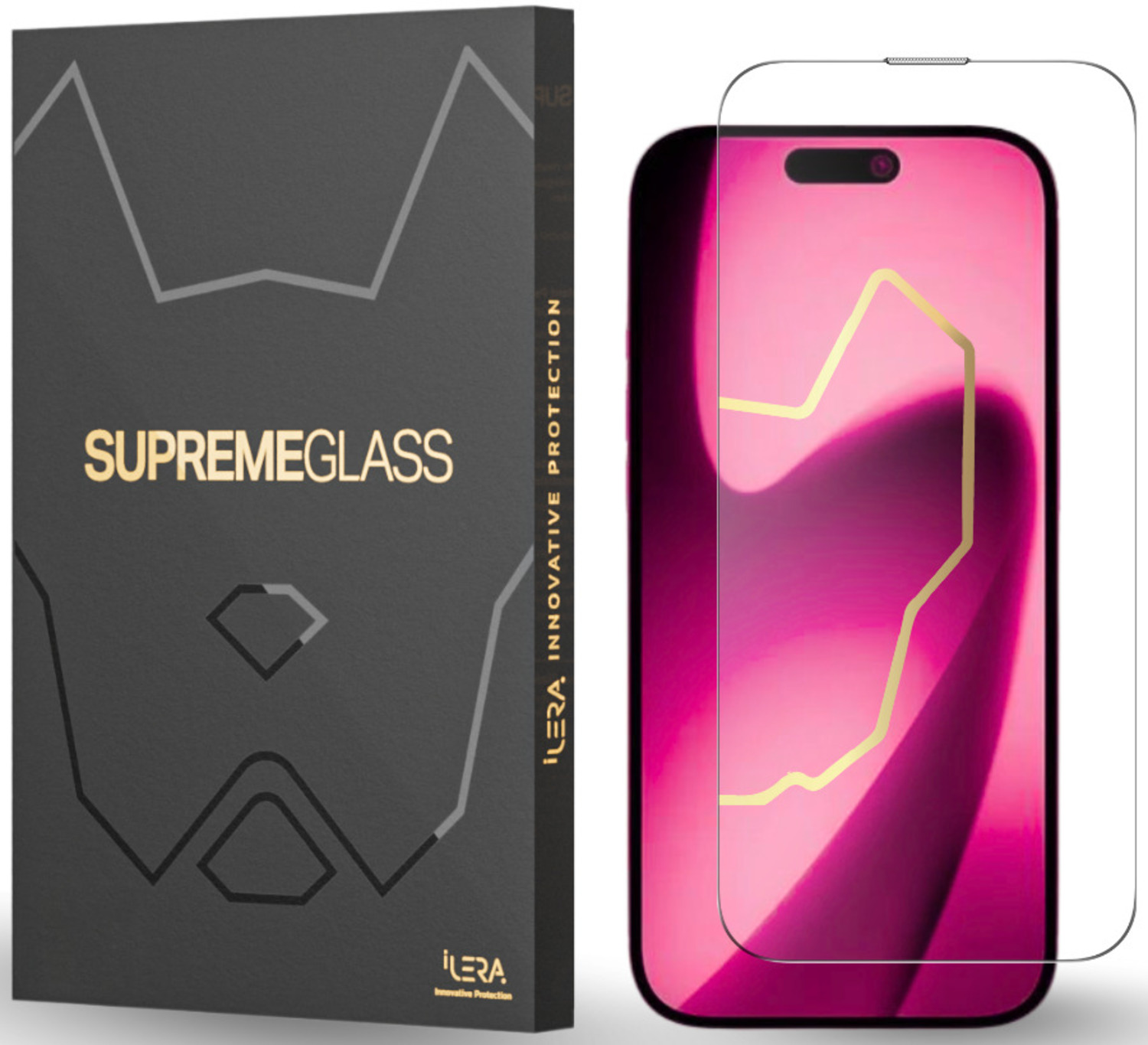 Захисне скло для смартфону ILera Infinity 2.0 Glass for iPhone 17 Pro Max (iLin17PrMx) - Фото 1