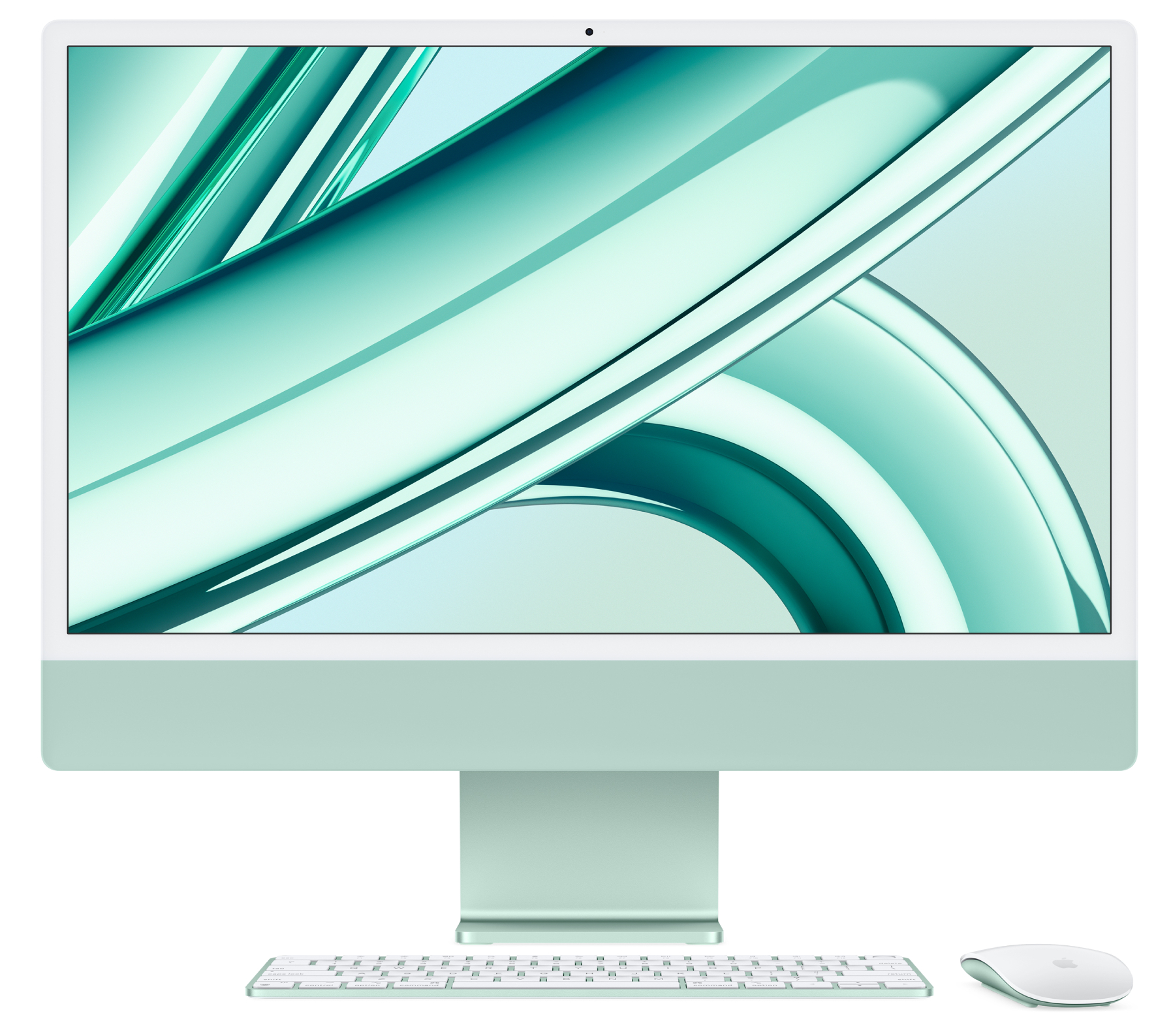 Комп'ютер-моноблок Apple iMac 24'' A2874 M3 Retina 4.5K 8-Core GPU 256GB Green (MQRA3) - Фото 1