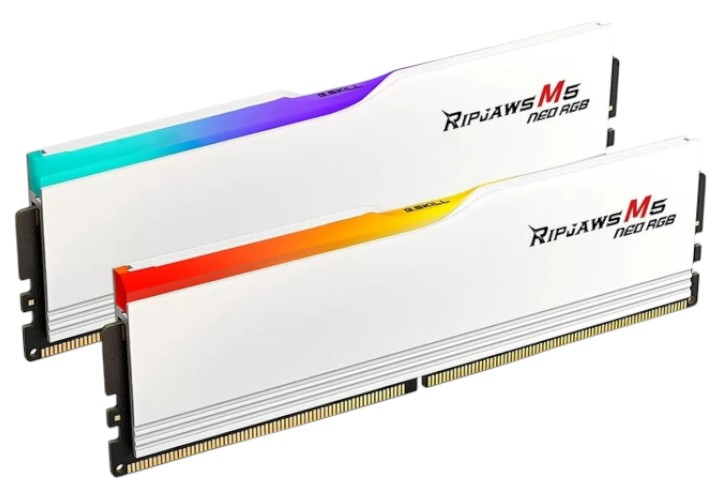 Память DDR G.Skill Trident Z5 RGB White DDR5-6000 64GB (F5-6000J3636F32GX2-TZ5RW) - Фото 1