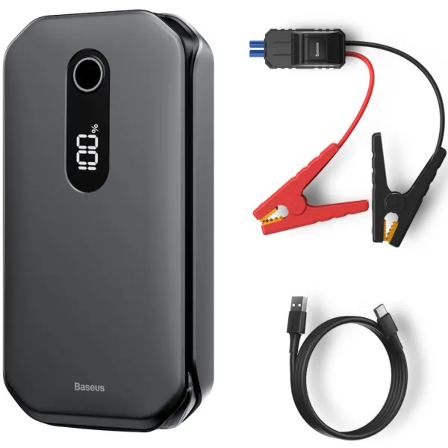 Пускозарядное устройство Baseus 12000mAh Super Energy Pro Car Jump Starter Black (CRJS03-01) - Фото 1