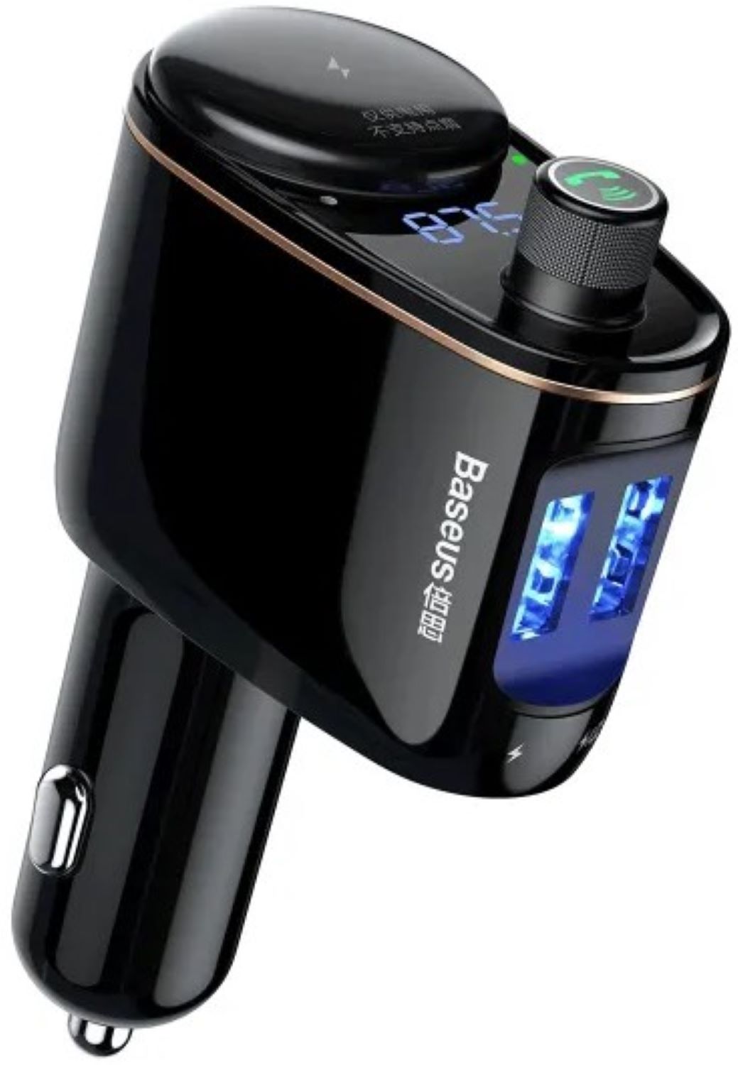 FM модулятор Baseus S-06 Car Bluetooth MP3 Player Black (CCHC000001) - Фото 1