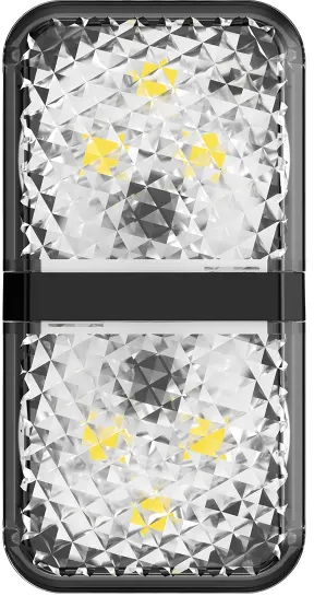 Світлодіодний індикатор відкриття дверей Baseus Door Open Warning Light (2pcs/pack) Black (CRFZD-01) - Фото 1