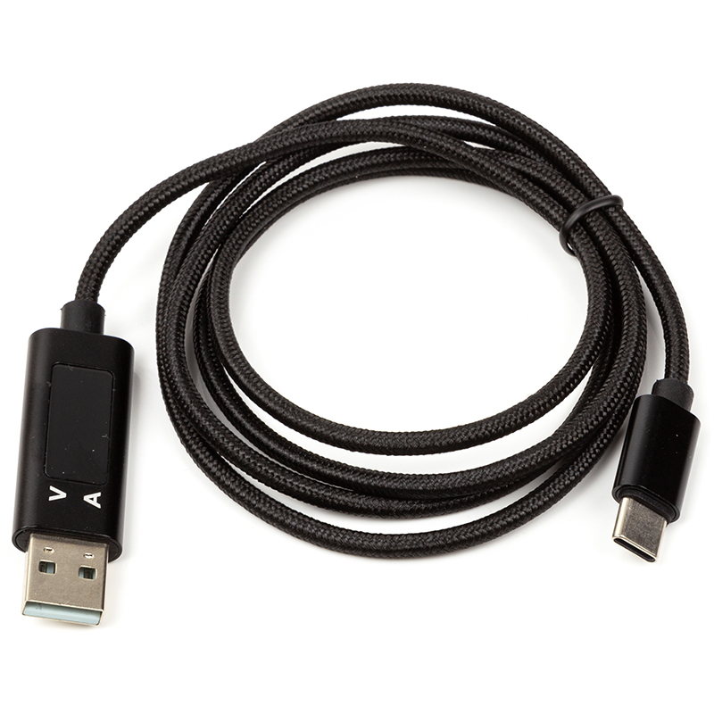 Кабель синхронизации данных PowerPlant USB-Type-C 1 m (CA913176) - Фото 1