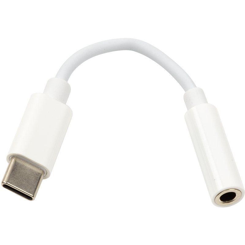 Кабель синхронизации данных PowerPlant USB Type-C-AUX 3.5 мм 0.2 m (CA913213) - Фото 1
