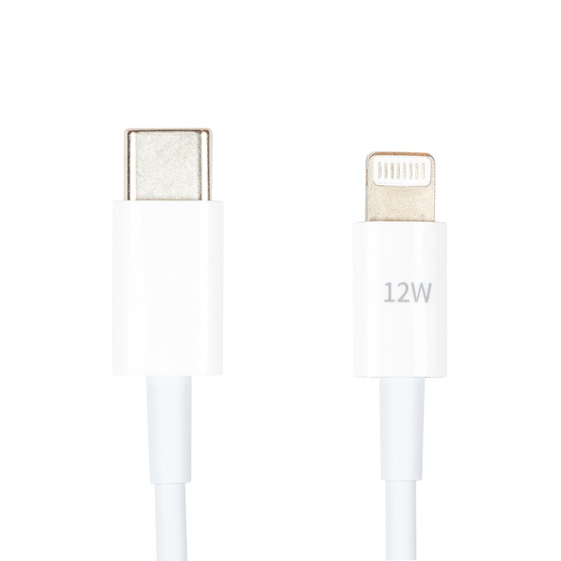 Кабель синхронизации данных PowerPlant USB Type-C - Lightning 1m (CA913275) - Фото 1