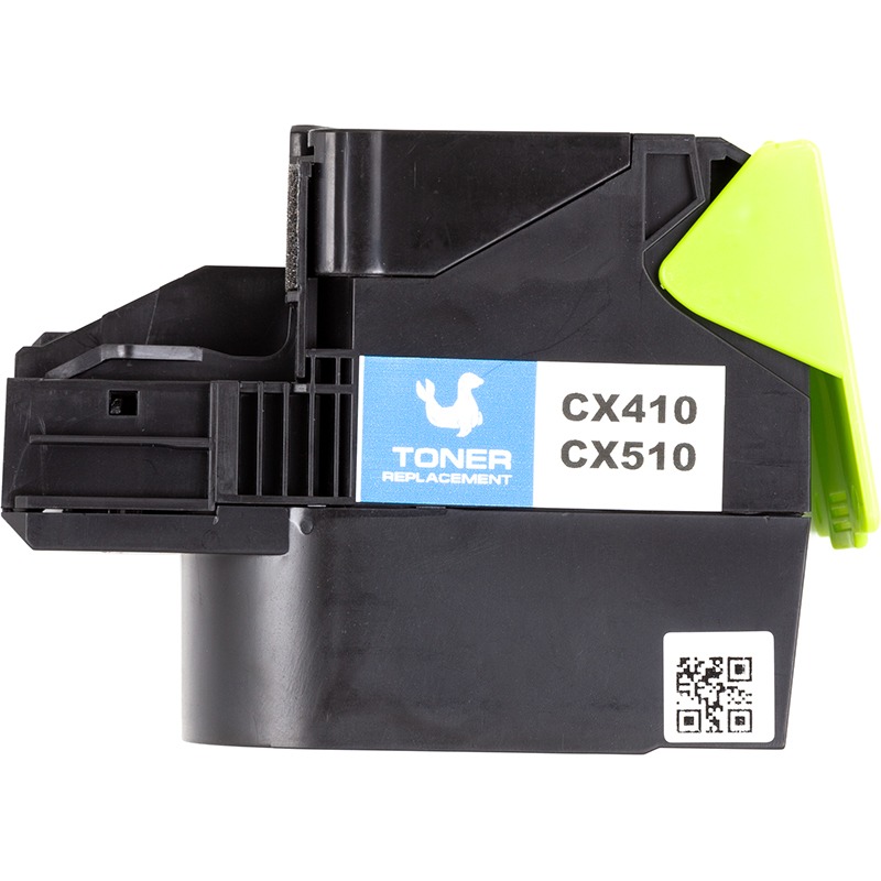 Картридж для лазерних принтерів/БФП PowerPlant Lexmark CX310/CX410/CX510 CY (PP-TFL274C) - Фото 1