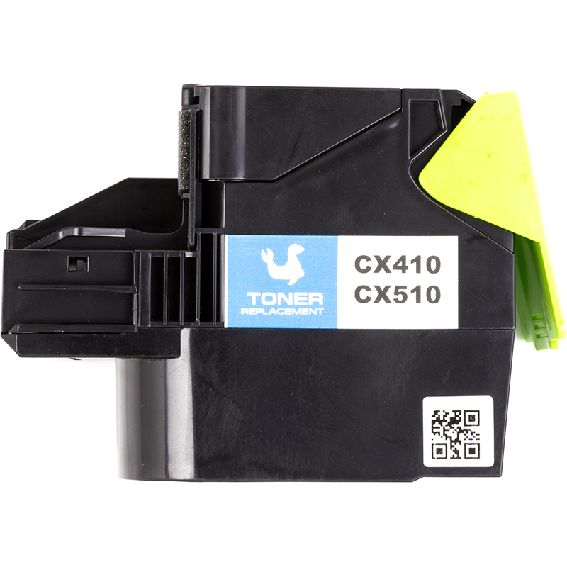 Картридж для лазерних принтерів/БФП PowerPlant Lexmark CX410de CY (CX410/CX510) (PP-TFL286C) - Фото 1