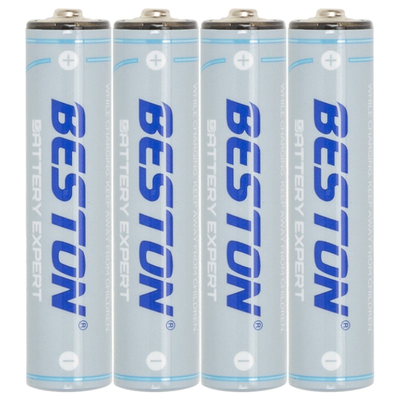 Аккумулятор тип 18650 Beston AAA USB Type-C 1.5V 400mah Li-ion 3AC-18 4 шт. (AA620272) - Фото 1
