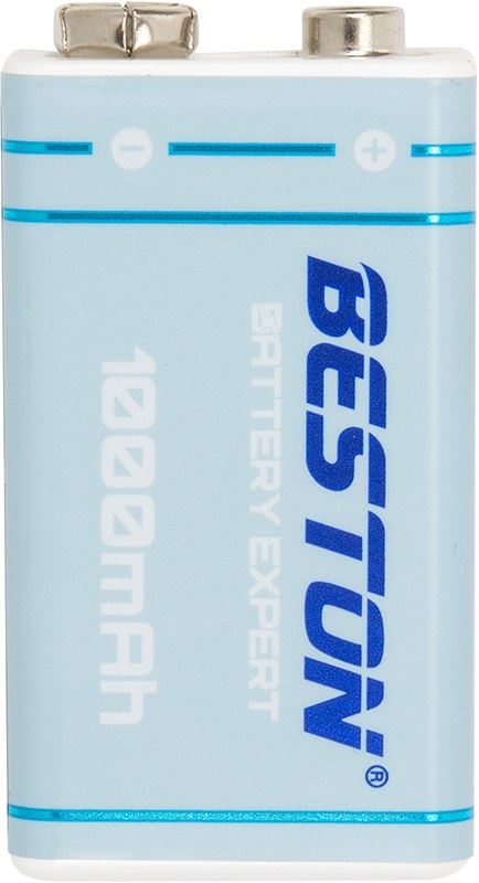 Акумулятор тип 18650 Beston 9V USB Type-C 1000mah 3700mWh Li-ion 9VC-10VC (AA620289) - Фото 1