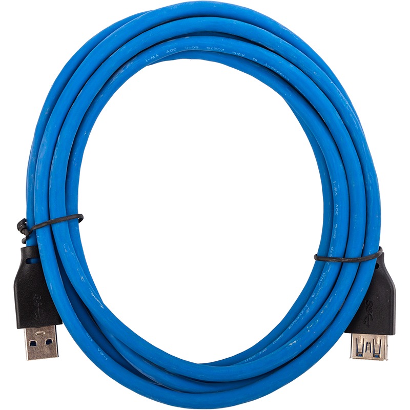 Кабель USB Type-A - USB Type-A Cabletime USB3.0 AF – AM 3 м (CA914616) - Фото 1