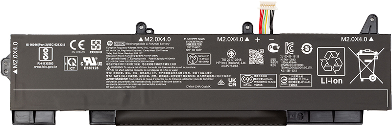 Аккумулятор для ноутбука HP EliteBook 850 G7 (CC03XL Type2) 11.55V 4610mAh (original) (NB462308) - Фото 1