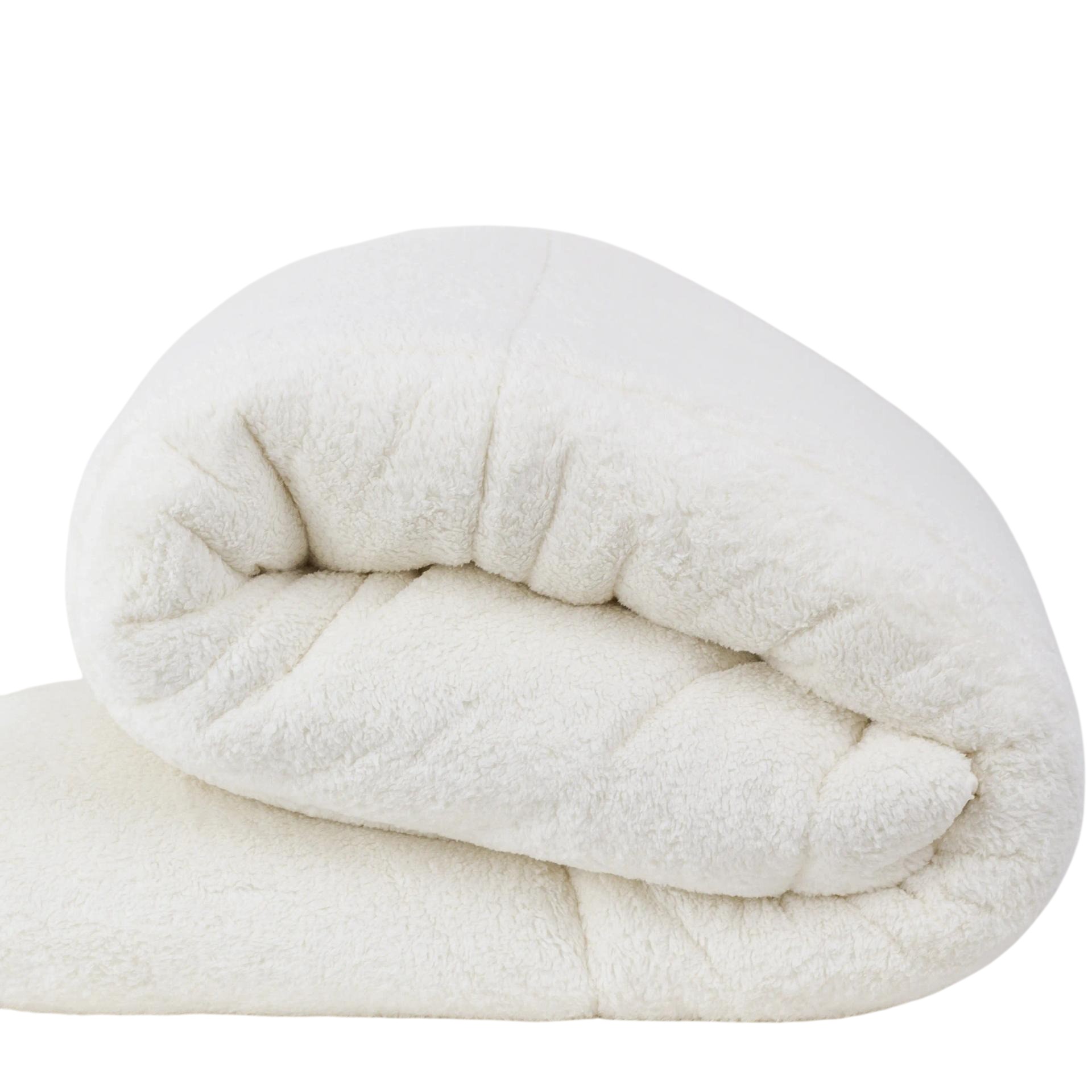 Ковдра демісезонна двоспальна ТЕП TEDDY 180х210 см Молочний (1-05208_35047) - Фото 1