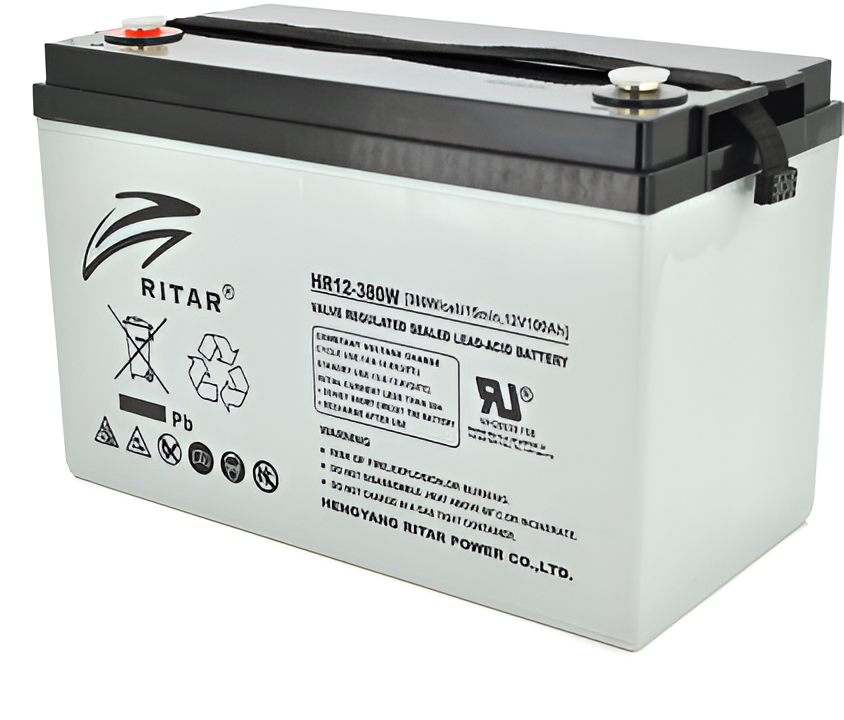Аккумулятор для ИБП Ritar HR12380W 12V 100.0Ah - Фото 1