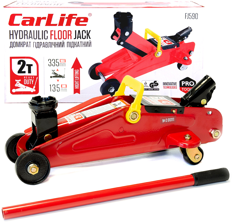 Домкрат CarLife FJ590 - Фото 1