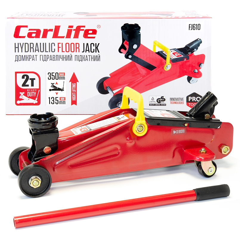 Домкрат CarLife FJ610 - Фото 1