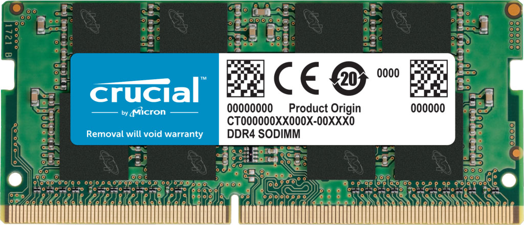 Память DDR Crucial Micron 16GB DDR4-3200 (CT16G4SFRA32A) - Фото 1