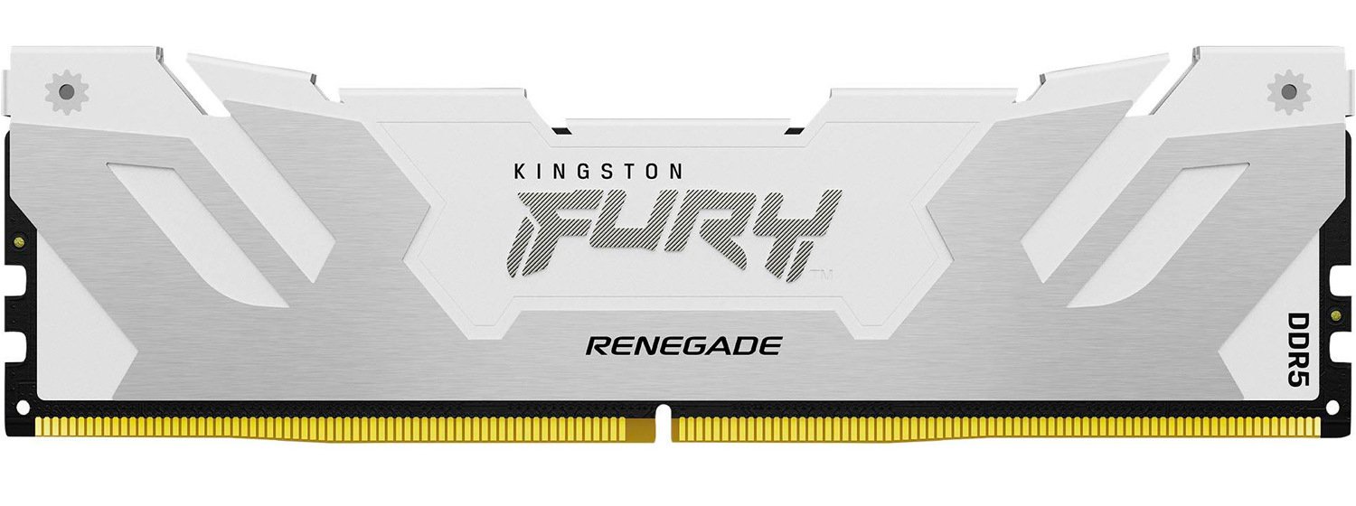 Купити Память DDR Kingston Fury Renegade White DDR5 32GB/6400 (KF564C32RW-32) - Фото 1 Память DDR Kingston Fury Renegade White DDR5 32GB/6400 (KF564C32RW-32) - Фото 1