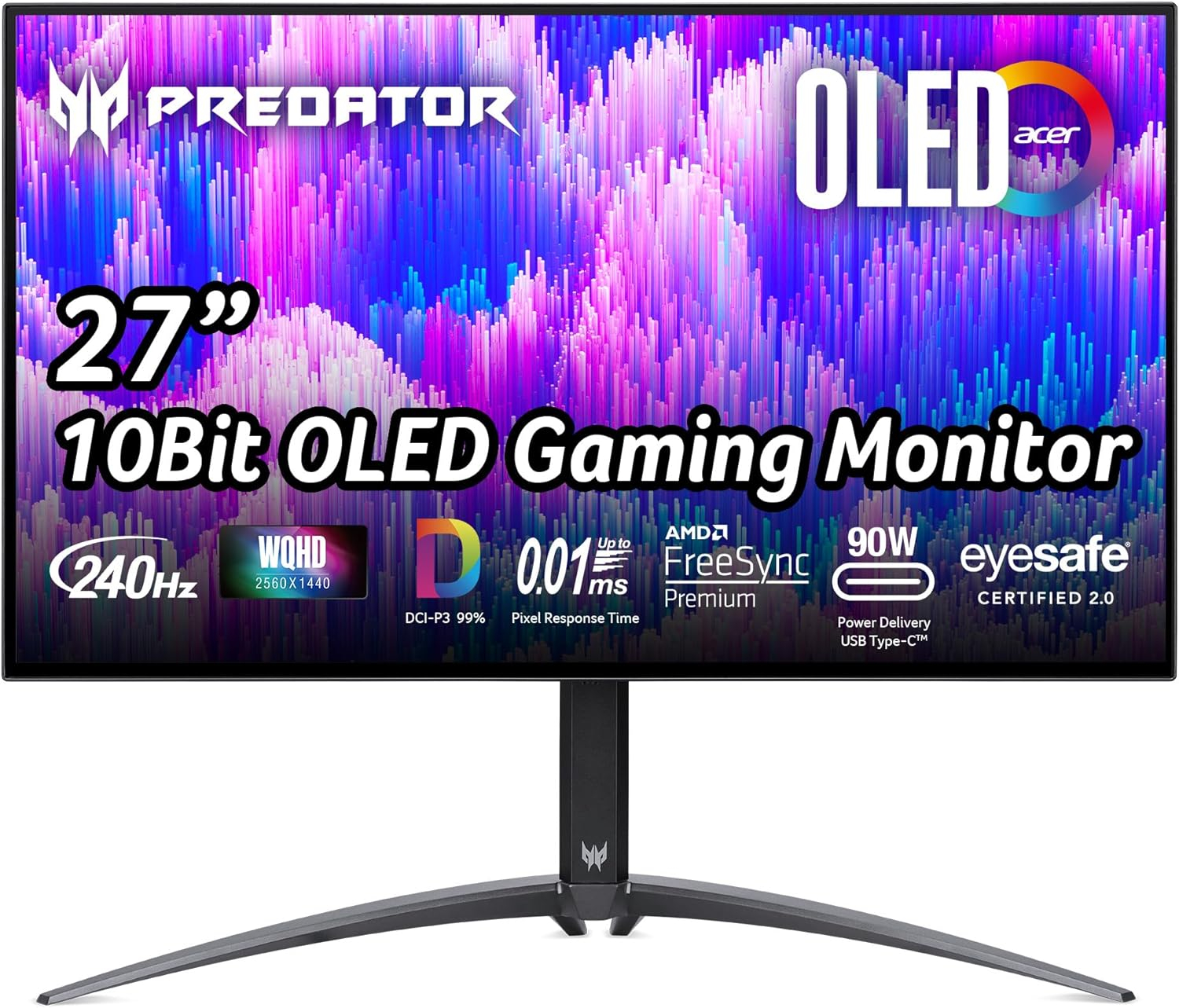 Монітор ігровий Acer Predator X27Ubmiipruzx (UM.GXXEE.001) - Фото 1