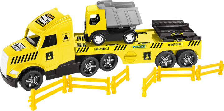 Наземная спецтехника Wader Magic Truck Technic с грузовиком (36421) - Фото 1