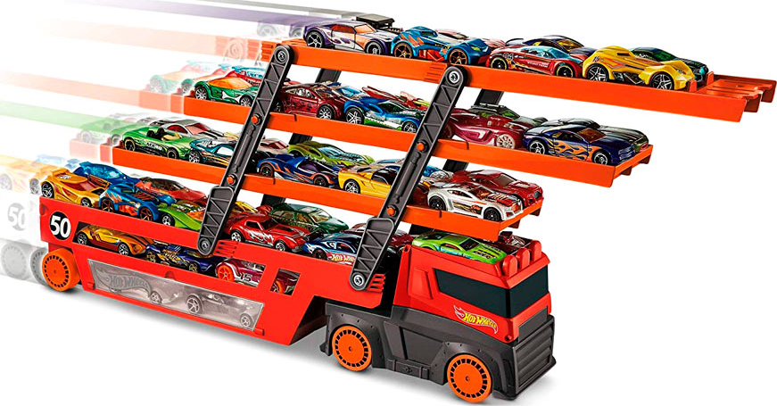 Дальнобойщики Hot Wheels Грузовик-транспортер (GHR48) - Фото 1