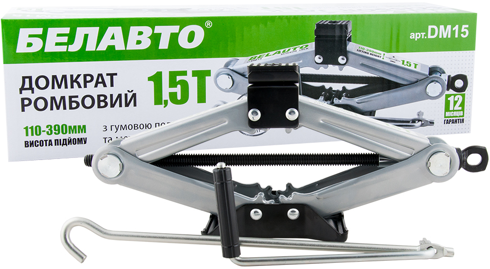 Домкрат BelAuto DM15 - Фото 1