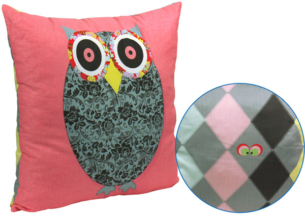 Подушка декоративная Руно 50х50 силиконовая (306_Owl Grey) - Фото 1