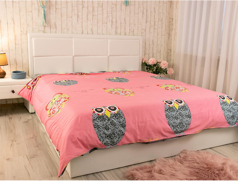 Пододеяльник полуторный Руно 143х215 сатин (51.137_Owl) - Фото 1