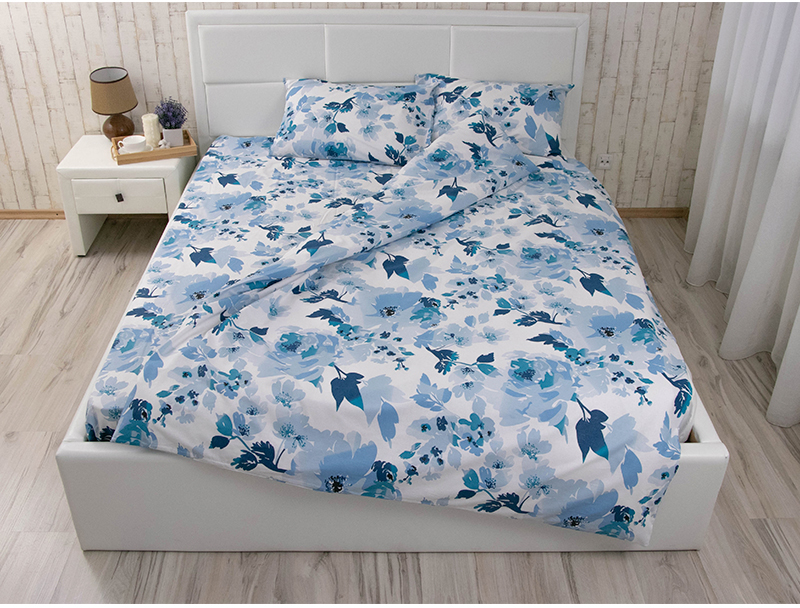 Комплект постельного белья Руно Blue Flowers бязь (1.114_Blue Flowers) - Фото 1