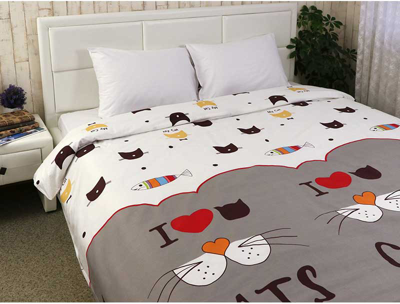 Комплект постільної білизни Руно Му саt_1 сатин (845.137К_My cat_1) - Фото 1